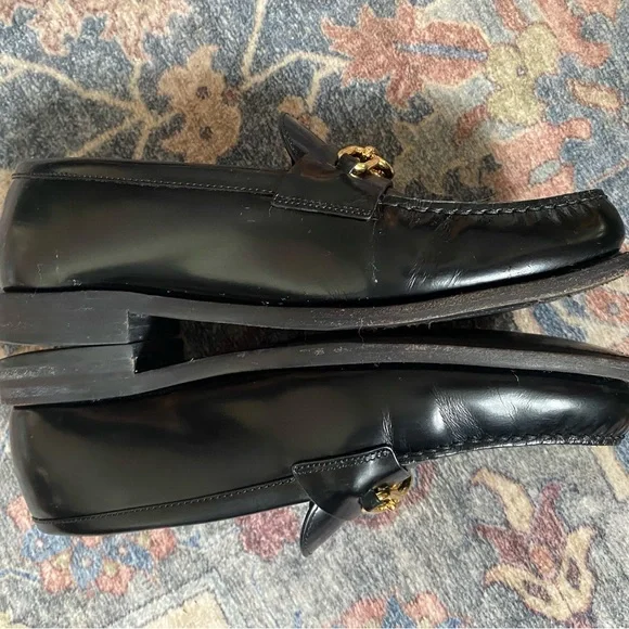 Louis Vuitton Black Chess Flat Leather Loafers - Picture 6 of 13